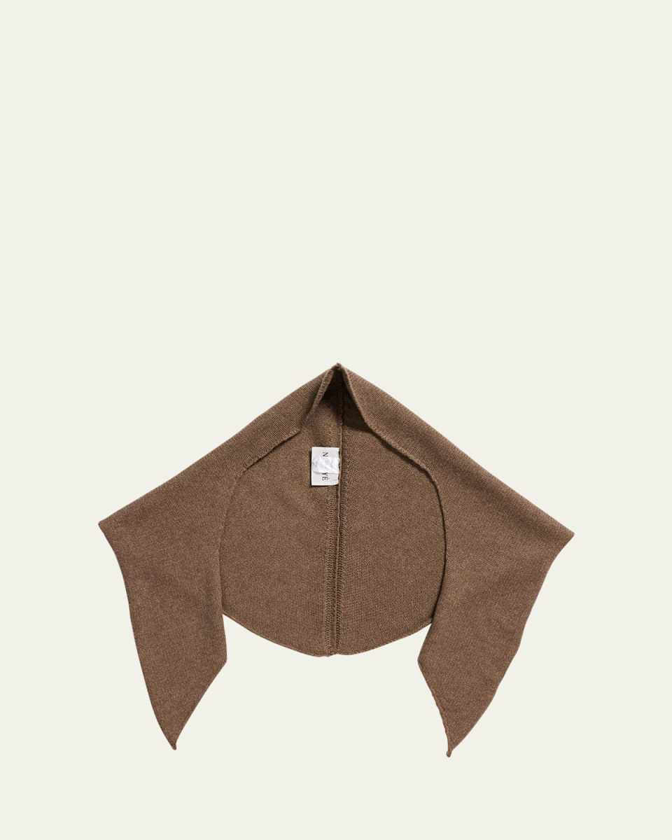 Queens Guard Hood Wool Cashmere Scarf